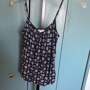 Old Navy Women's Dark Blue Patterned Camisole